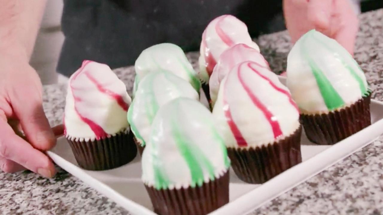 Peppermint Swirl Cupcakes