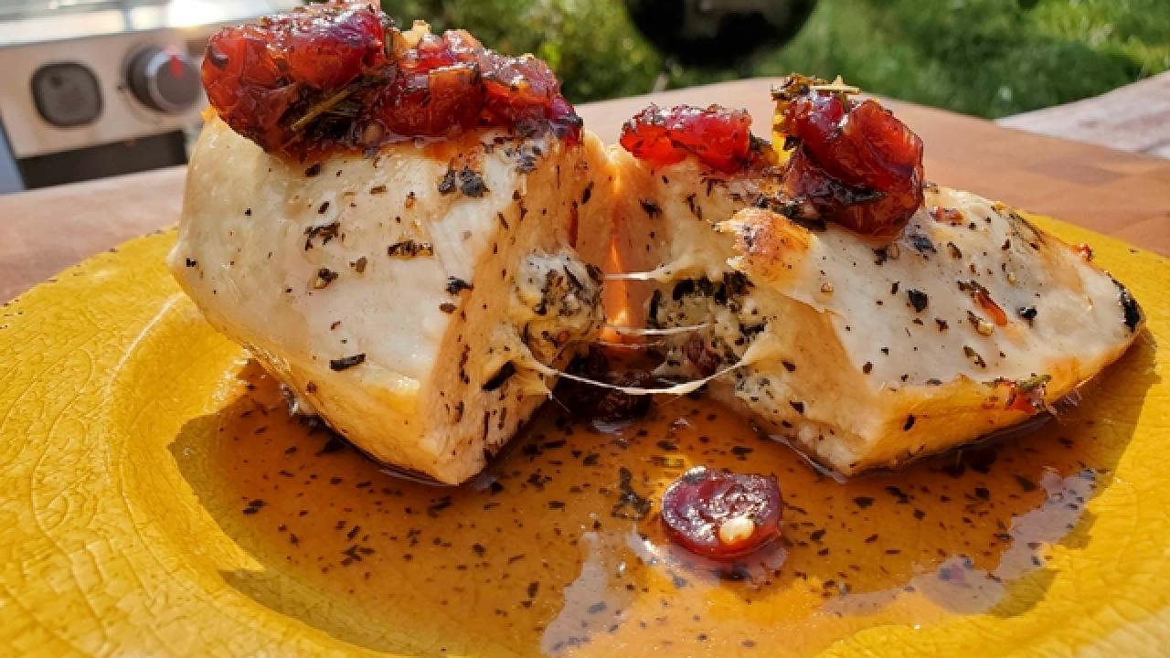 Cheese and Cranberry Chicken