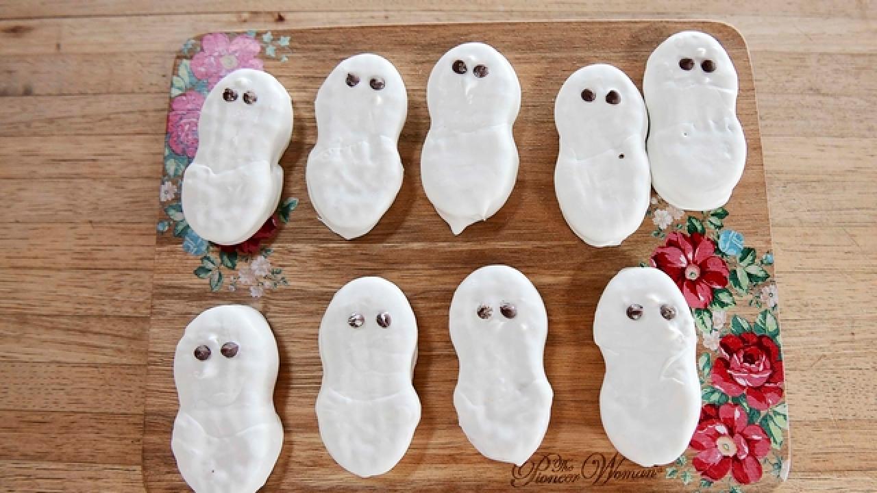 Peanut Butter Cookie Ghosts
