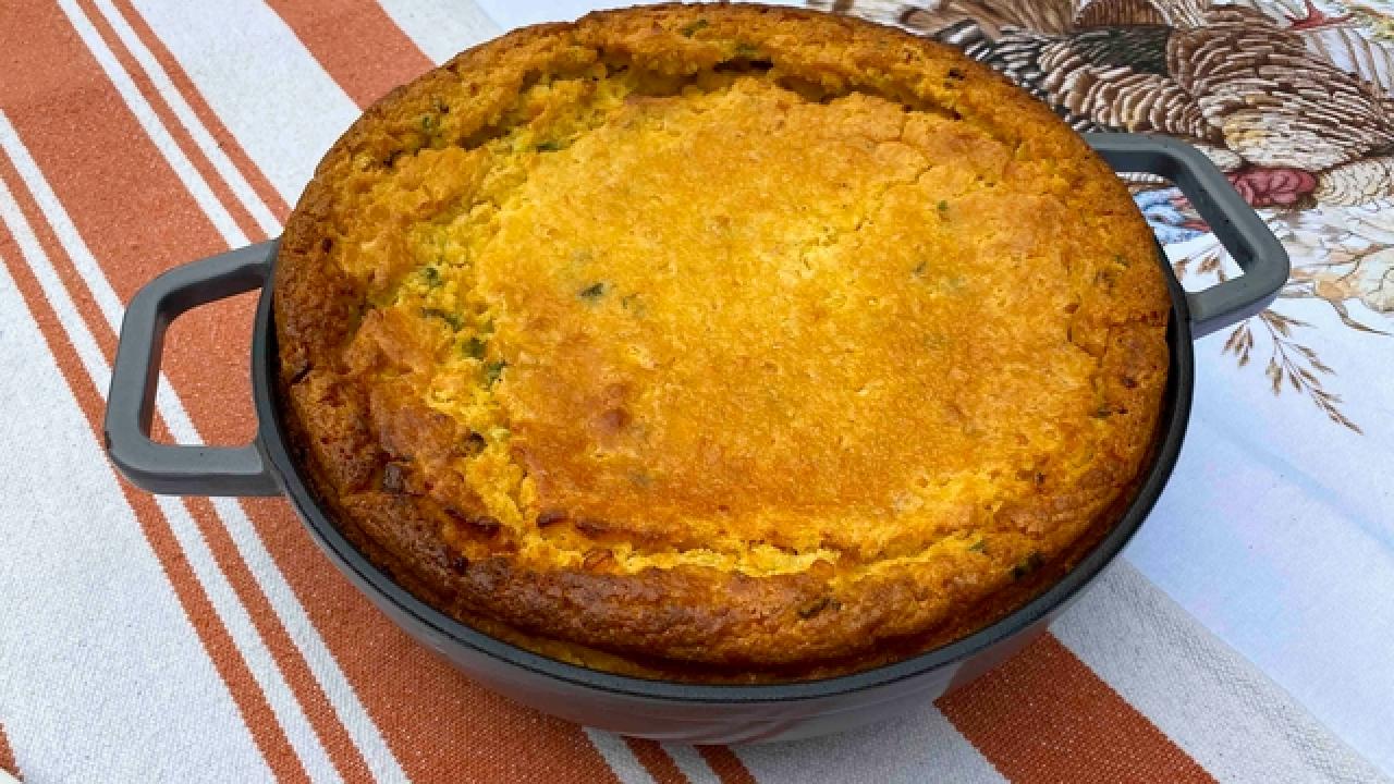 "Almost Famous" Corn Pudding