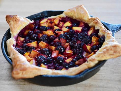 Cast-Iron Blueberry and Nectarine Galette