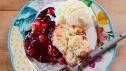 Leftover Cranberry and Cherry Cobbler Pie