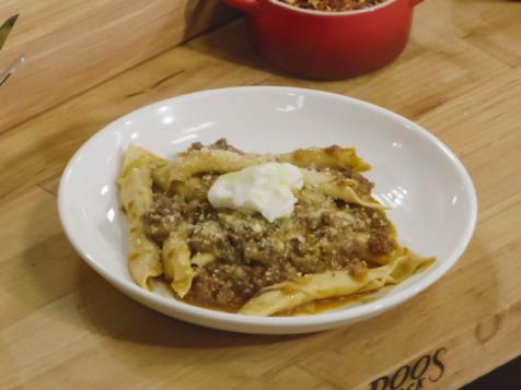 Garganelli with Sausage and Mushroom Ragu
