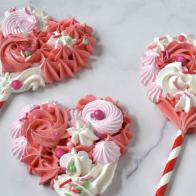 Dan Langan makes Meringue Heart Pops on Holiday Baking All Year Round with Dan Langan as seen on Food Network Kitchen..