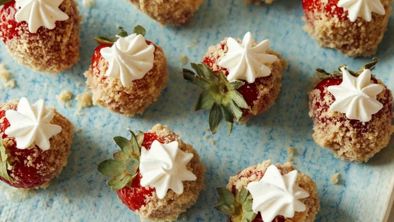 Strawberry Shortcake Bites