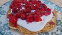 Cherry Pie and Whipped Topping Pizza