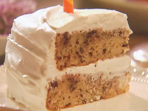 Simple Birthday Cake with Marshmallow Frosting