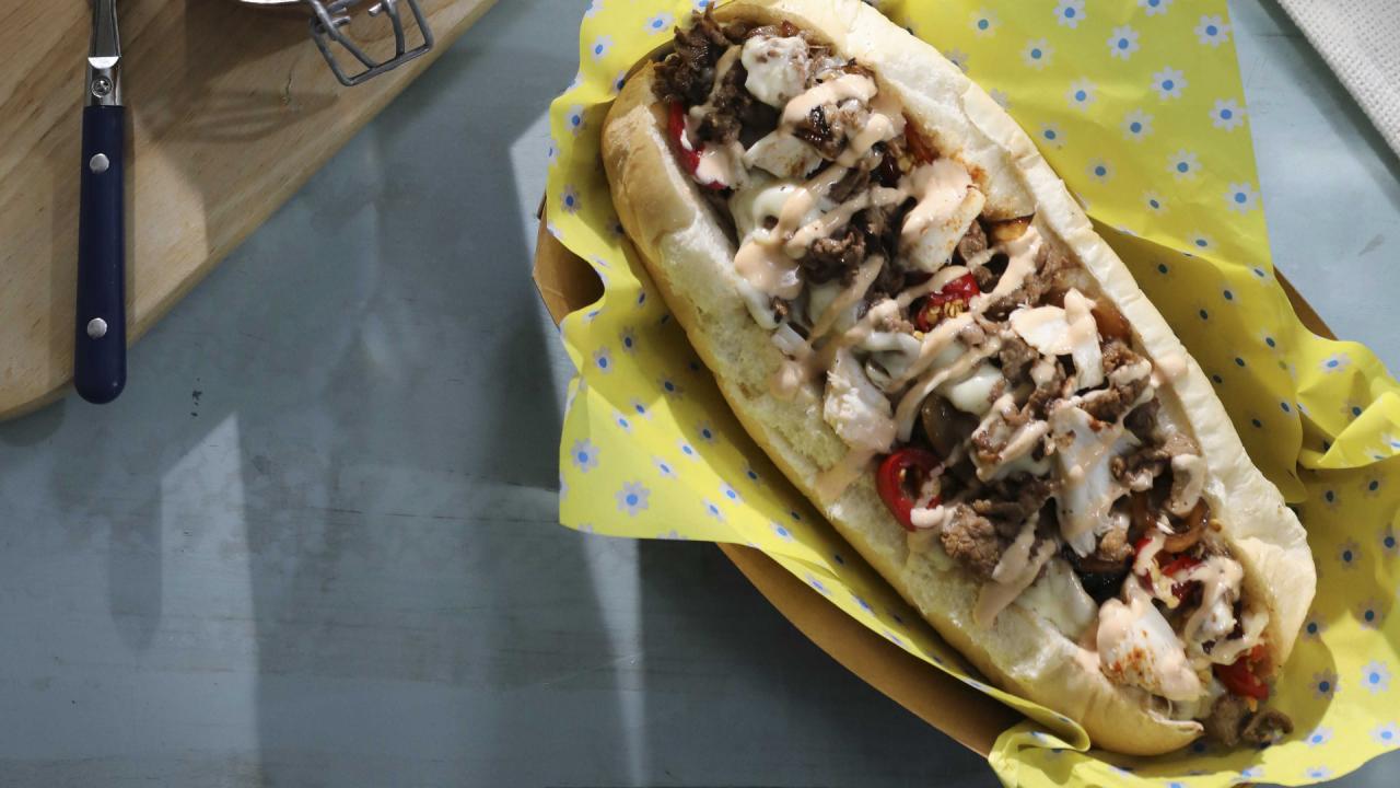Surf and Turf Philly Cheesesteak