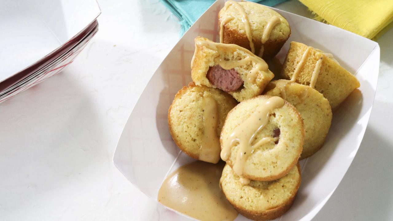 Mini Corn Dog Muffins