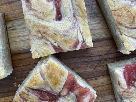 Strawberry-Rhubarb Cake