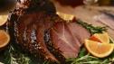 Orange Marmalade Glazed Ham