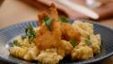 Butterfly Shrimp Mac and Cheese
