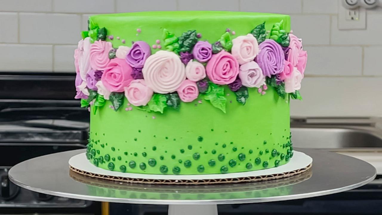 Flower Buttercream Cake