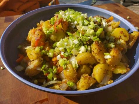 Sunny's Easy Bacon, Peppers and Cheese Home Fries