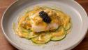 Slow-Roasted Halibut with Uni Butter Sauce