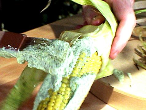 Grilled Corn with Dill Butter