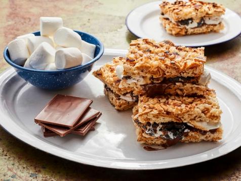 Grilled Crispy Treat S’mores