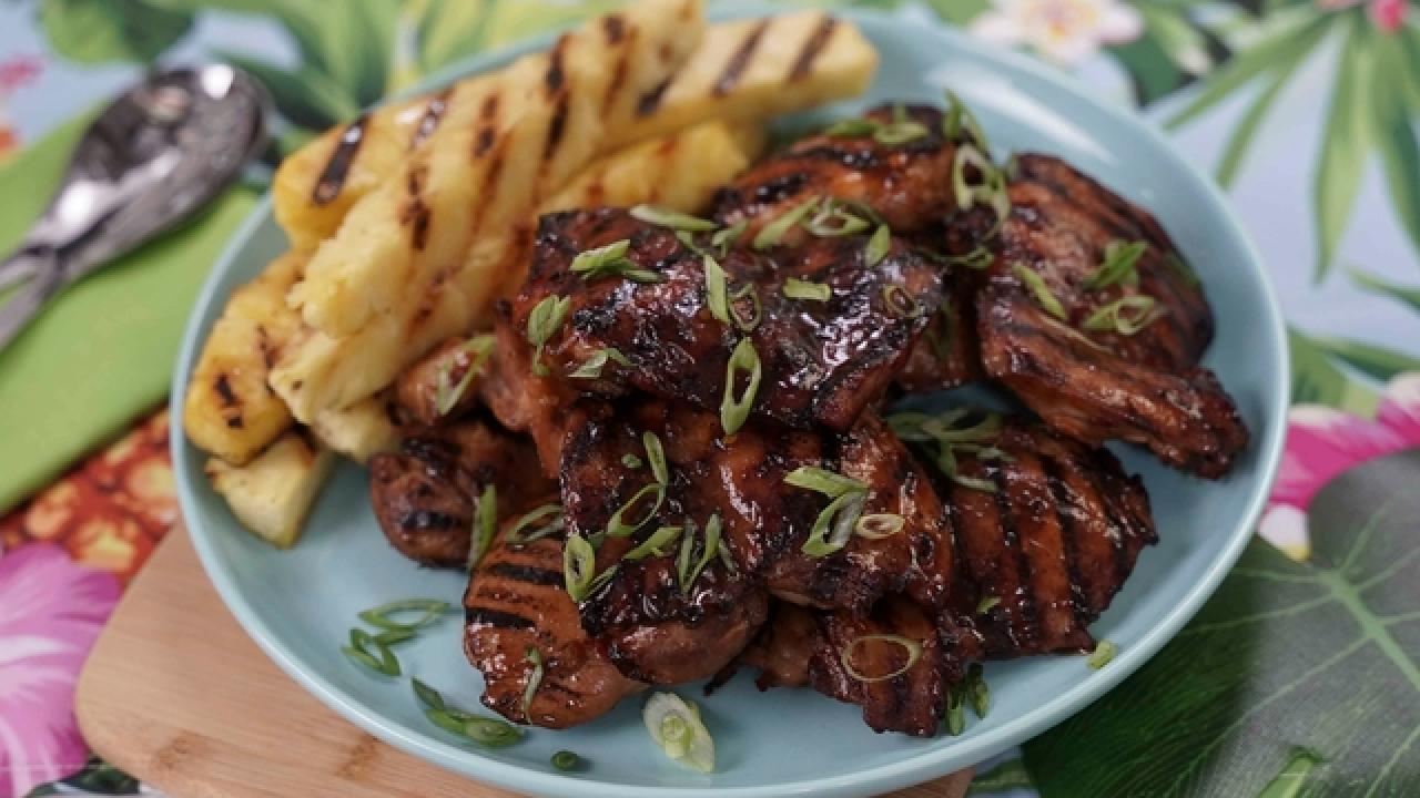 Huli-Huli Chicken Thighs