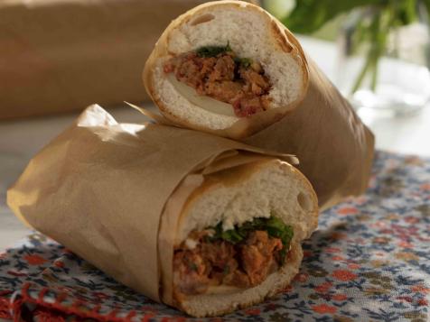 Smashed Meatball Sandwiches
