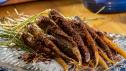 Smoked Carrots with Coffee Mole Dirt