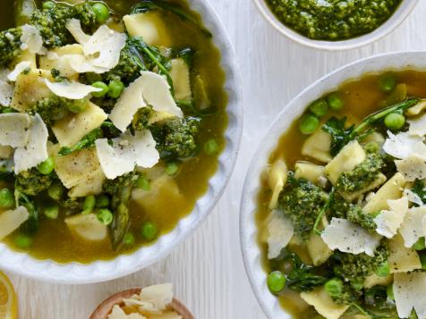 Spring Ravioli Soup