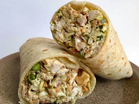 Gingery Chicken Salad Wraps