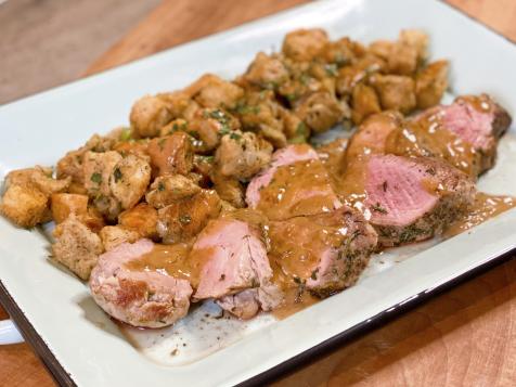 Pork Tenderloin with Dressing