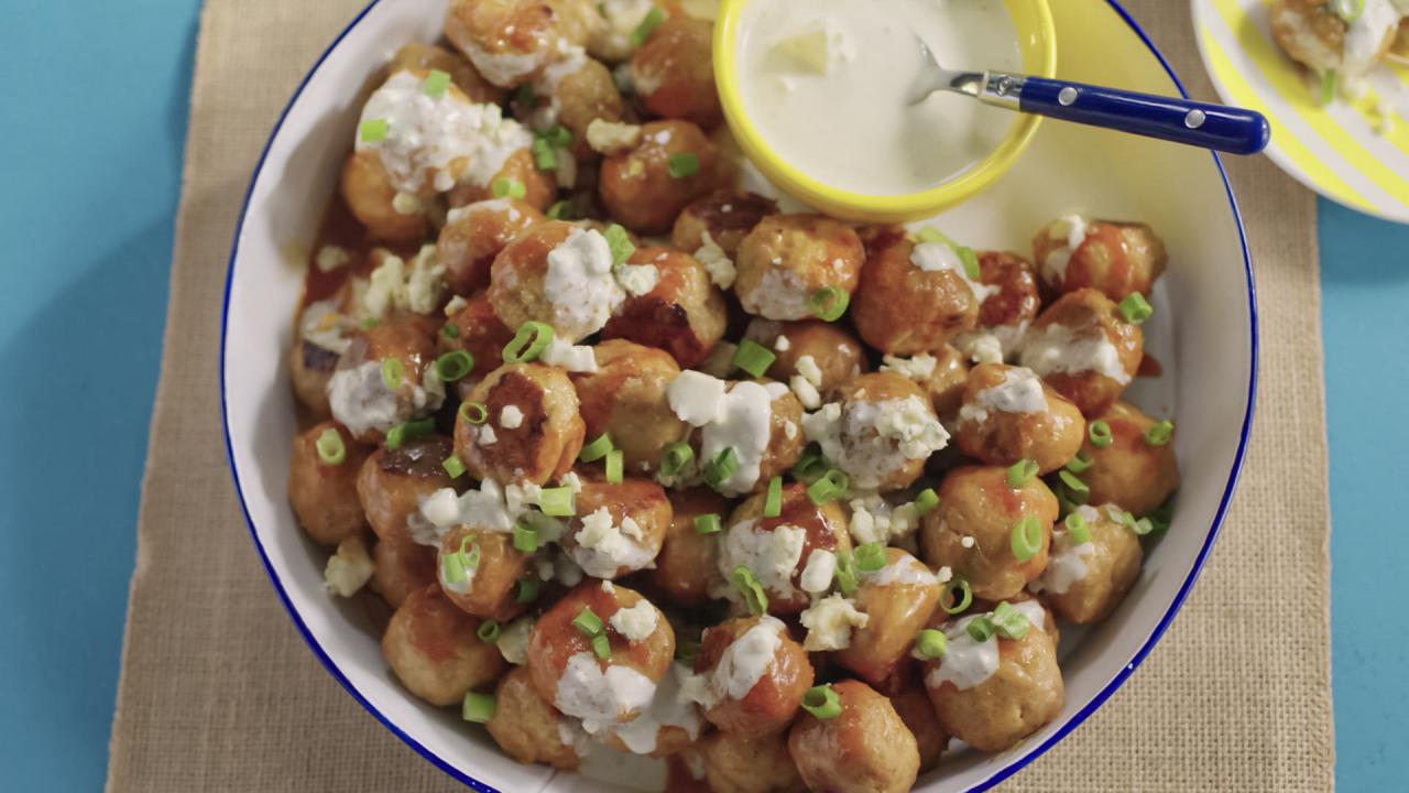 Kardea's Buffalo Chicken Meatballs