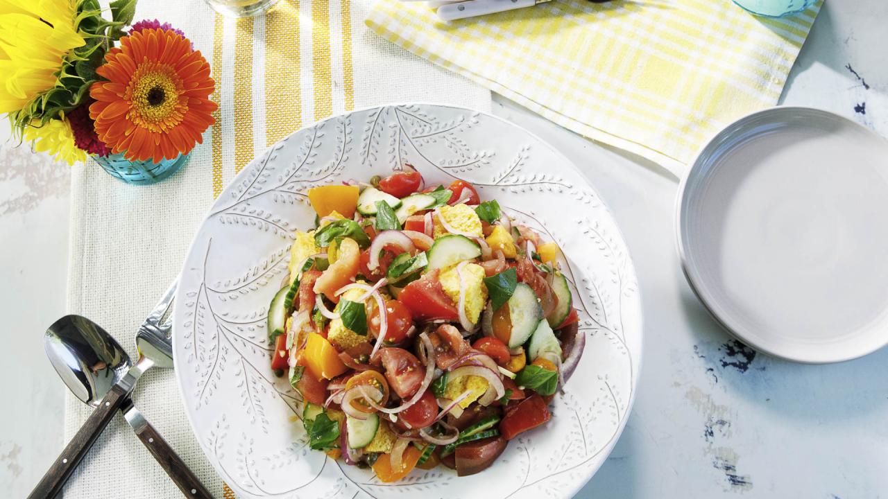 Kardea's Cornbread Panzanella