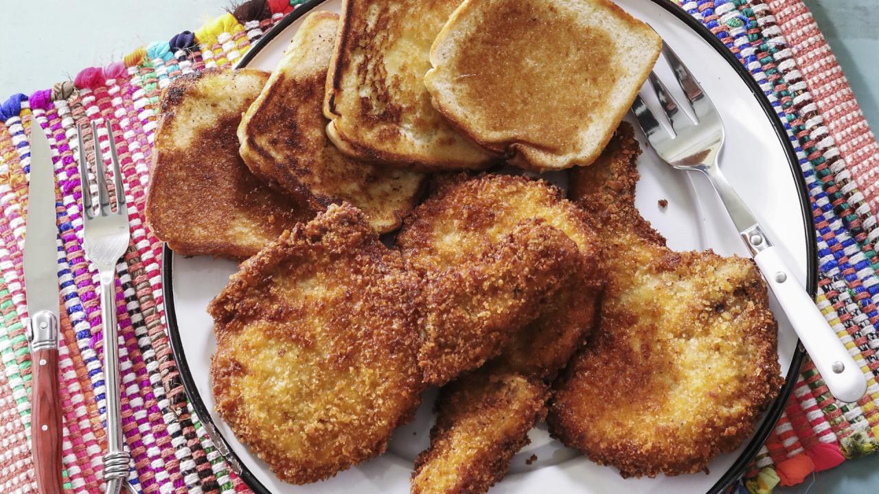 Panko Fried Pork Chop Sandwich