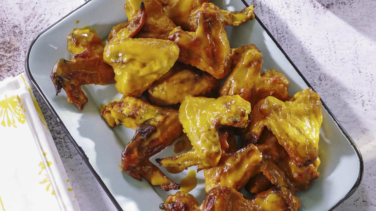Oven-Roasted Carolina BBQ Chicken Wings