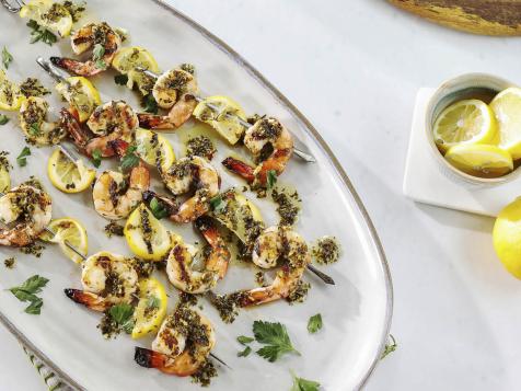 Shrimp Scampi Kabobs